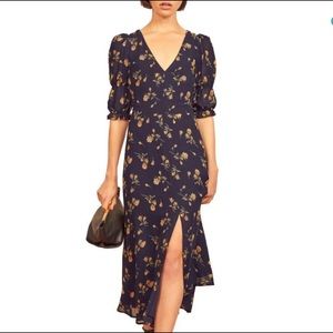 NWT Reformation Larchmont Midi Floral Dress